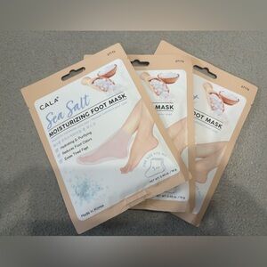 CALA Sea Salt Moisturizing Foot Mask Korea x 3